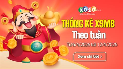 XSMB tuần qua có gì? Tuần từ 6/4/2026 đến 12/4/2026