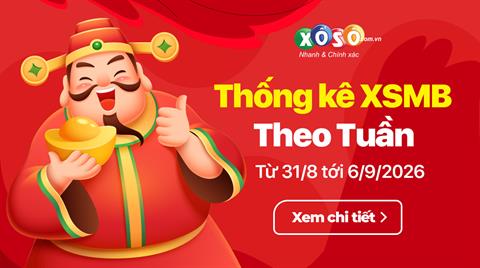 XSMB tuần qua có gì? Tuần từ 31/8/2026 đến 6/9/2026