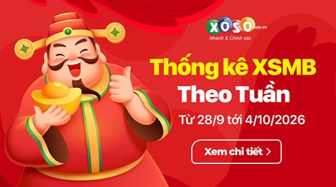 XSMB tuần qua có gì? Tuần từ 28/9/2026 đến 4/10/2026