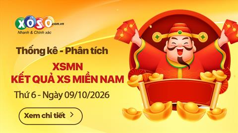 Thống Kê XSMN 09/10/2026 - Phân Tích Xổ Số Miền Nam Thứ 6