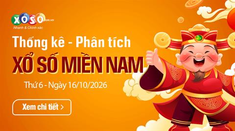 Thống Kê XSMN 16/10/2026 - Phân Tích Xổ Số Miền Nam Thứ 6 ngày 16/10