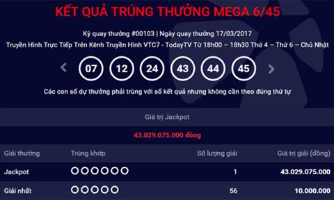 Them mot khach hang trung Jackpot xo so 43 ty dong ngay 1732017 hinh anh