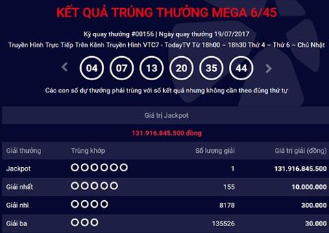 Mot khach hang trung Jackpot cao ky luc gan 132 ty hinh anh