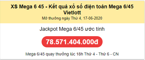 Thống kê Vietlott 17062020 - Phân tích Xổ số Mega 645 17-06 Thứ 4 hình ảnh Thong ke Vietlott 17062020 - Phan tich Xo so Mega 645 17-06 Thu 4 hinh anh