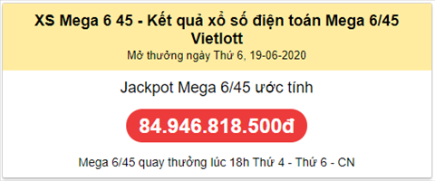 Thống kê Vietlott 19062020 - Phân tích Xổ số Mega 645 Thứ 6 hình ảnh Thong ke Vietlott 19062020 - Phan tich Xo so Mega 645 Thu 6 hinh anh