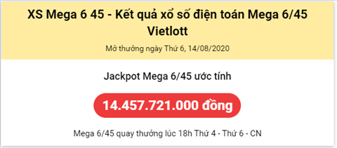Thống kê Vietlott 14082020 hình ảnh Thong ke Vietlott 14082020 hinh anh