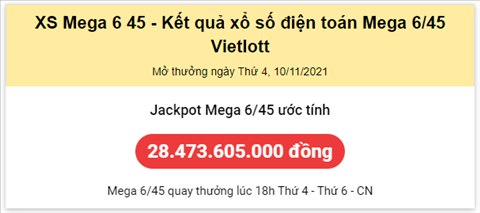 Thong ke Vietlott 10112021 hinh anh