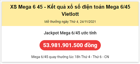 Thong ke Vietlott 24112021 hinh anh