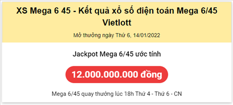 Thong ke Vietlott 1412022 - Phan tich Xo so Mega 645 Thu 6 hinh anh