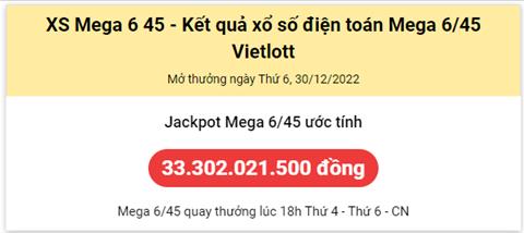 Thong ke Vietlott 30122022 - Phan tich Xo so Mega 645 Thu 6 hinh anh