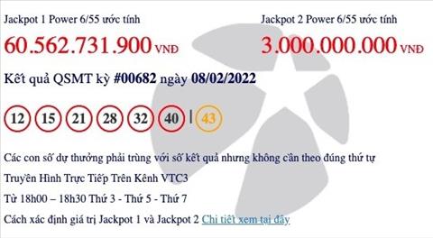 Mot khach hang trung giai khung Vietlott toi ngay mung 8 Tet hinh anh