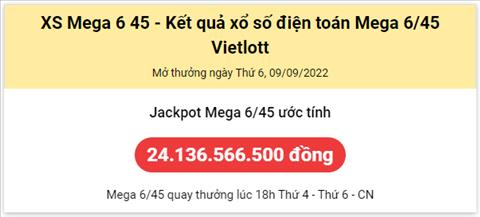 Thong ke Vietlott 09092022 - Phan tich Xo so Mega 645 Thu 6 hinh anh