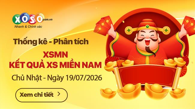 Thống Kê XSMN 19/7/2026 - Phân Tích XS Miền Nam Chủ Nhật Ngày 19/7
